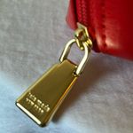 Kate Spade : Red Heart-Print Brushtone Pencil holder/Makeup holder- Gold Tone Photo 11