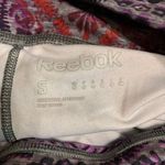 Reebok Womens Small Purple Damask Print Athletic Leggings Workout Yoga Pants Photo 2