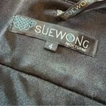 Sue Wong Vintage Y2K Nocturne Bead and Ribbon Strapless Cocktail Dress Size 4 Photo 8