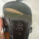 Gentle Souls GENTLE SOUL BY KENNETH COLE 7M BALCK SUEDE CHUNKY 3.5”HEELS BLACK PATENT ACCENTS Photo 8