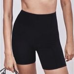 For Love & Lemons Women's Black Ribbed Dani Biker Shorts Size XL Photo 0