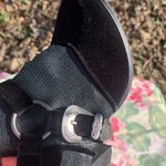 Gimmicks by BKE Vintage Gimmicks Black Velvet & Sequins Heeled Booties Size 7 Photo 6