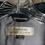 Tahari ASL Black Pin Stripe Blazer & Skirt Set size 10 Photo 1