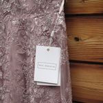 Mac Duggal 50665 Womens Embroidered High Neck Cap Sleeve A Line Gown Photo 13