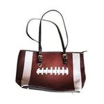 No Brand Football Shoulder Purse Black Photo 0