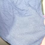 Rue 21 Blue Ribbed Criss Cross Strap V Neck Tank Top Photo 2