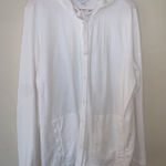 J.Jill White Hoodie Size Large Photo 0