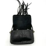 Brian Atwood Acolby Crossbody Large Bubble Grain Leather Fringe Photo 4