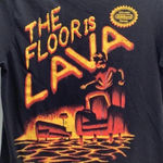 Delta  Soft Size Small The Floor is Lava Graphic T-Shirt (Preowned) Photo 1
