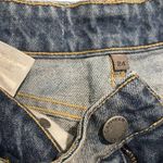 Carmar Distressed Denim Mini Skirt size 24 Blue Jean Frayed Hem Photo 2