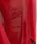 Christian Louboutin Private Number Patent Leather Platform SlingBack Heel Red 36 Photo 10