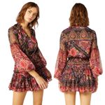 MISA Los Angeles MISA Los Angelos Elisabetta Mini Dress Flora Valentina Print Size S Photo 1