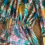 Willow + Root  Long Sleeves Colorful Mesh Blouse size small v neck Photo 3