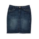 RALPH LAUREN Wildfire Dakota Pencil Skirt 8 Blue Classic Office Stylish Work EUC Photo 1