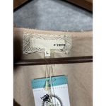 A'Reve Women’s Dress Sz L Sweater Ruffle Boho Hippie Ruffle Crochet Tan Size L Photo 1