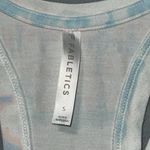 Fabletics  small women's v-neck jade tank racerback style curved hem pink blue Photo 2