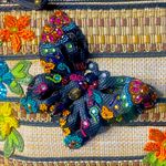 Mary Frances Butterfly Beaded
Crossbody Clutch Black Photo 2