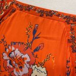 Free People  Top Fall XS Blouse Oversized Flowy Cottage Boho Shirt Billowy 70s Photo 12