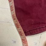 Free People  Burgundy Back Zipper Skinny Jeans Size 28 Grunge Goth Photo 4