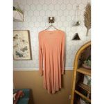 Free People  Beach Peach Bonita Ribbed Cardigan Dress Cover-up - Size - Medium Photo 2