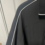 Athleta  Brooklyn Track Women’s size S Sports Jacket Coat Black White Full Zip Photo 3