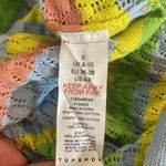 Topshop  stripe pointelle midi dress in multi Photo 9