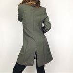 Vintage Deadstock Longline Houndstooth Jacket | Size M Gray Size M Photo 4