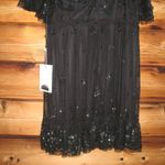 Mac Duggal  9143 Womens Black Embellished Illusion High Neck Mini Dress Photo 12