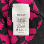 CeCe Women's Pink & Black Leopard Print Pullover Sweater with Bow Size XS Cotton Photo 8