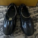 Fendi  Filo Leather Ballerina Black Flat Photo 2