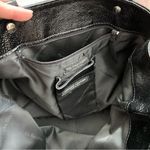 VIA REPUBBLICA black patent leather bag, made in Italy Photo 8