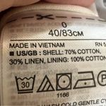 Banana Republic NWT  Cotton-Linen Romper Womens Size 0 Blue White Nautical Stripe Photo 7