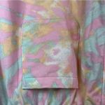 Adidas Size XL Tie Dye Shorts Side White Stripes Stretch Waistband Photo 7