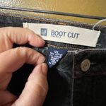 Gap Vintage  size 12L Boot Cut stretch dark wash jeans Photo 2