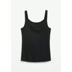 Old Navy NWT Womens  Black Jack Fitted Rib-Knit Tank Top - Sz L Tall Photo 1