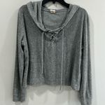 Billabong  Terry Long Sleeve Hoodie Grey Size Lg EUC Photo 0