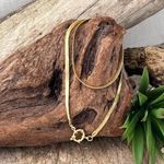 18K Gold Plate Snake Necklace Charm Pendant Holder Stainless Steel jewelry Photo 2
