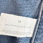 Gloria Vanderbilt  Pinstripe Lace Up Sailor Cropped Capri Pants Boho Plus Size 14 Photo 5