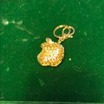 Sparkling Gold Apple Key Holder Photo 1