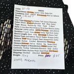 Cachet Black Lined Sequins Formal Dress Women Size 8 | 21 Photo 6