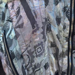 KAELIN vintage Winter Ski iridescent Jacket women's Size 42 Silver Photo 3