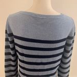 Talbots Petite Stripe Boat Neck Button Accent Sweater Size LP Photo 9