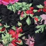 Suzy Shier  Black Rose Sheer Ruffle Blouse Women’s Small Flutter Sleeve Romantic Photo 10