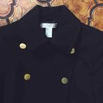H&M black pea coat Photo 2