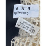 EXPRESS Campagnie EXP Womens Scarf Fringe Cream One Size Photo 3