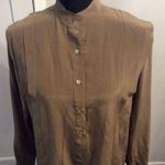 Vintage British Crown Colony Hong Kong 100% Silk Blouse Womens Size 6 Photo 0
