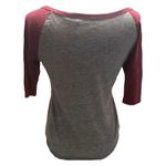 League Collegiate Texas A&M Aggies 3/4 Sleeve Maroon T Shirt Medium Old Money Gray Photo 1