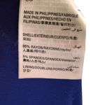 INC Large Sleeveless Jumpsuit Rayon Blend Royal Blue Cross Photo 7