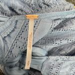 Free People  Star Struck Puff Sleeve Open Back Top Crop Sz Small Photo 11