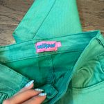 Edikted  Green Leather Flare Pants Photo 2